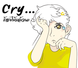 Cartoon Girl anime drawing v.update sticker #8942453