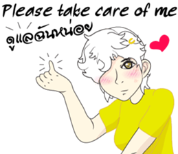 Cartoon Girl anime drawing v.update sticker #8942456