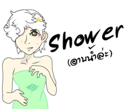 Cartoon Girl anime drawing v.update sticker #8942458