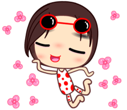 The crazy woman sticker #8943534