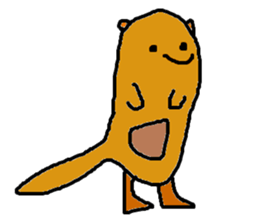 Creepy animal sticker #8943656