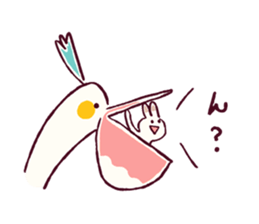 Cavalier & Rabbit & Bird sticker #8943668