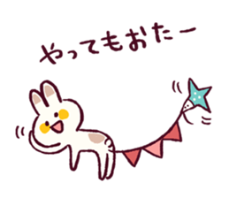 Cavalier & Rabbit & Bird sticker #8943687