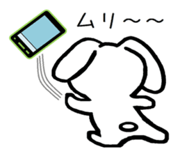 TAREMMY of lop-eared rabbit throw phone sticker #8944114