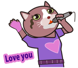 Rock we love sticker #8944633