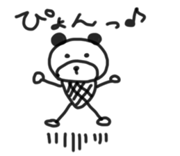 Cute Japanese bear. sticker #8945232