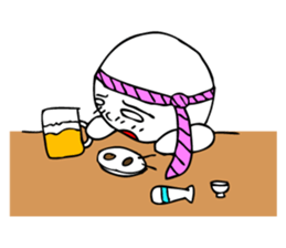 Laughing "Ponta-kun" sticker #8946029