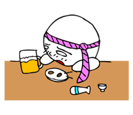 Laughing "Ponta-kun" sticker #8946029