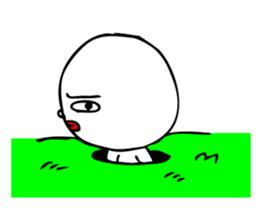 Laughing "Ponta-kun" sticker #8946031