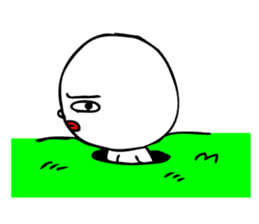 Laughing "Ponta-kun" sticker #8946031