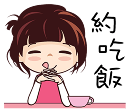 Little Red Girl sticker #8946077