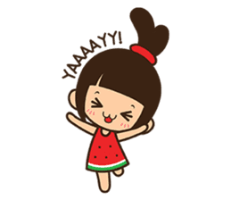 Manka the Happy Little Girl sticker #8946185