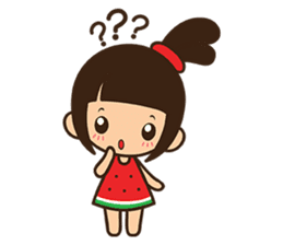 Manka the Happy Little Girl sticker #8946186