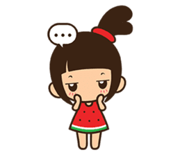 Manka the Happy Little Girl sticker #8946188
