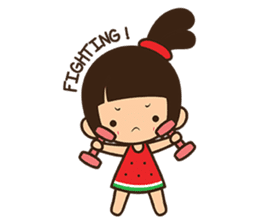 Manka the Happy Little Girl sticker #8946199