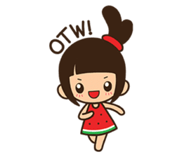 Manka the Happy Little Girl sticker #8946200