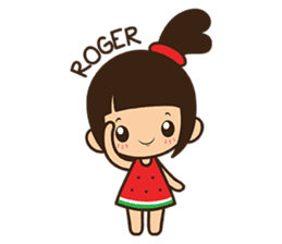 Manka the Happy Little Girl sticker #8946201