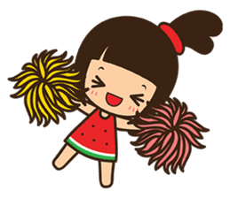 Manka the Happy Little Girl sticker #8946204