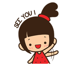 Manka the Happy Little Girl sticker #8946209