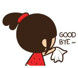 Manka the Happy Little Girl sticker #8946212