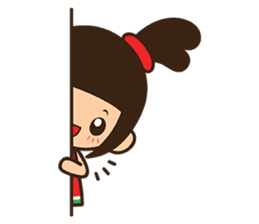 Manka the Happy Little Girl sticker #8946215