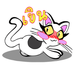 Cat frame sticker #8946393