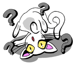 Cat frame sticker #8946394