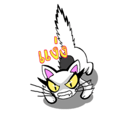 Cat frame sticker #8946396