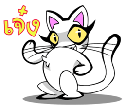 Cat frame sticker #8946397