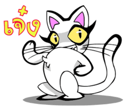 Cat frame sticker #8946397