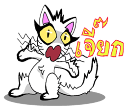 Cat frame sticker #8946398