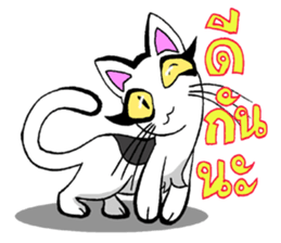 Cat frame sticker #8946401