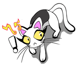 Cat frame sticker #8946410