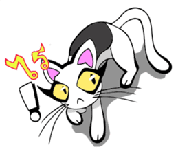 Cat frame sticker #8946410