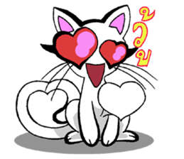 Cat frame sticker #8946411