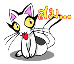 Cat frame sticker #8946412