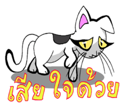 Cat frame sticker #8946415