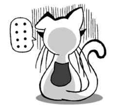 Cat frame sticker #8946422