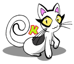 Cat frame sticker #8946423