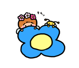 Popochan of the fairy of the flower 2 sticker #8946505