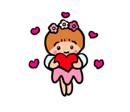 Popochan of the fairy of the flower 2 sticker #8946506