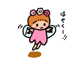 Popochan of the fairy of the flower 2 sticker #8946513