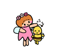 Popochan of the fairy of the flower 2 sticker #8946519