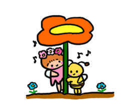 Popochan of the fairy of the flower 2 sticker #8946525