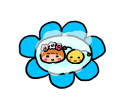 Popochan of the fairy of the flower 2 sticker #8946527