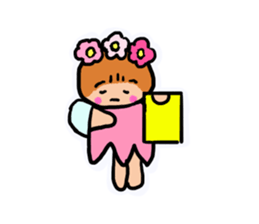 Popochan of the fairy of the flower 2 sticker #8946529