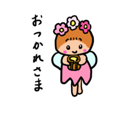 Popochan of the fairy of the flower 2 sticker #8946535
