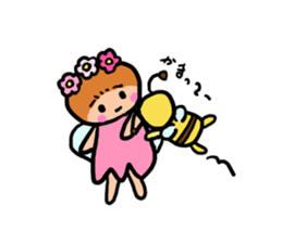 Popochan of the fairy of the flower 2 sticker #8946536