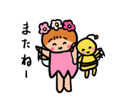 Popochan of the fairy of the flower 2 sticker #8946543