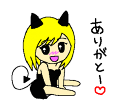 Invective small devil sticker #8946861